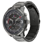 Tommy Hilfiger Quartz Analog with Date Grey Colour Stainless Steel Strap Watch for Men