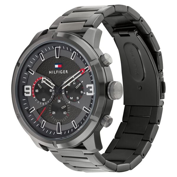Tommy Hilfiger Quartz Analog with Date Grey Colour Stainless Steel Strap Watch for Men