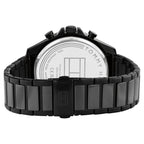 Tommy Hilfiger Quartz Multifunction Black Dial Watch for Men with Black Stainless Steel Strap