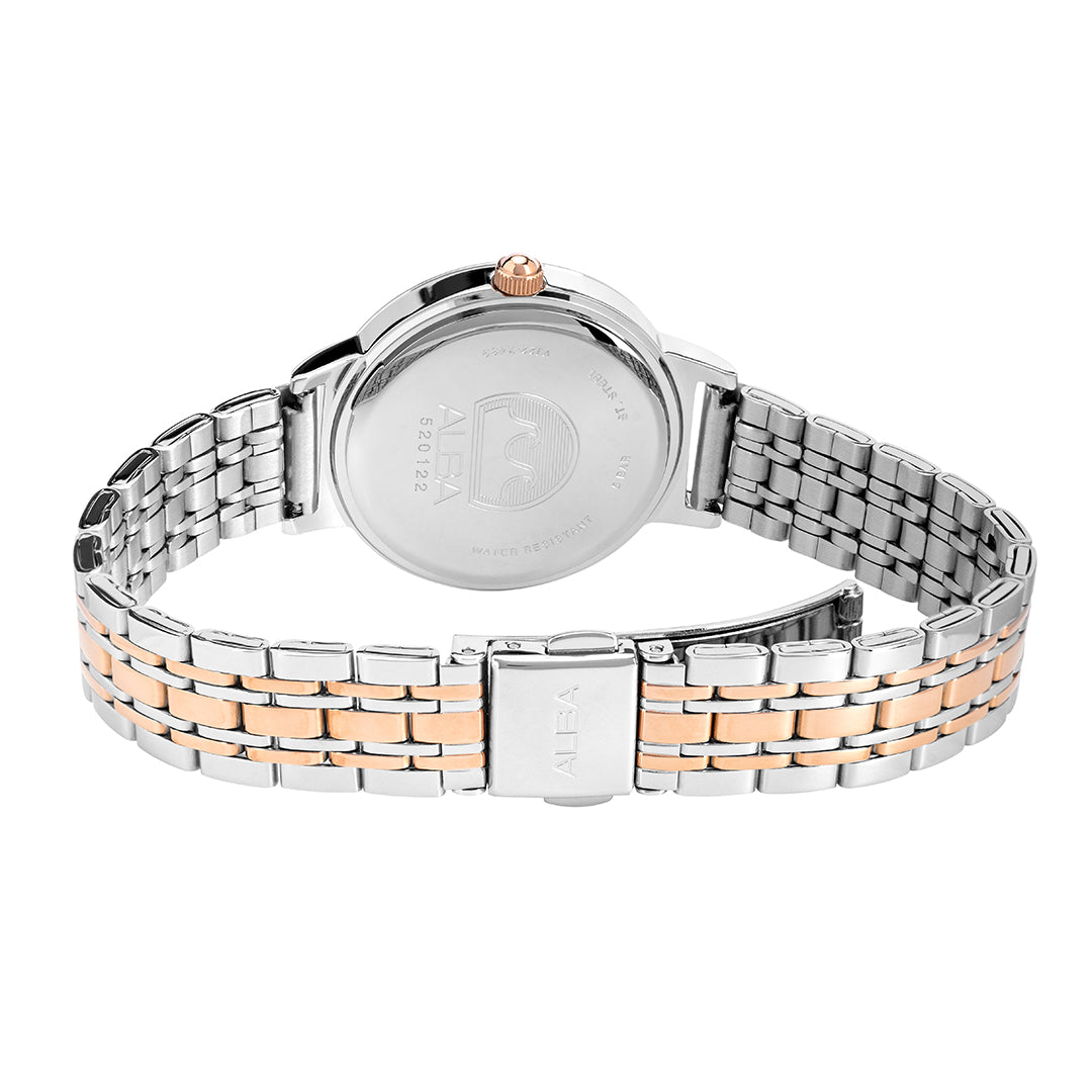 AH7EA2X1 Peach Dial Dual Tone Watch