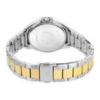 AH7DV3X1 Pearly White Dial Silver-Gold Watch