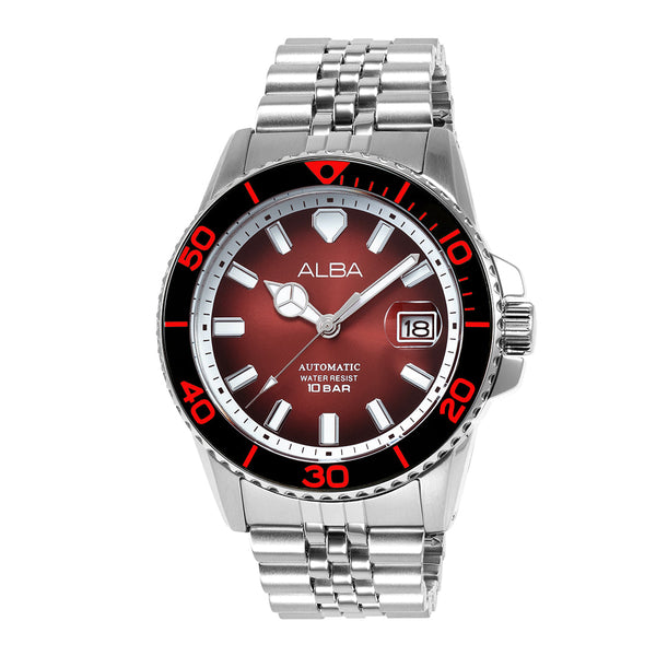 AU4055X1 Burgundy Dial Automatic Watch