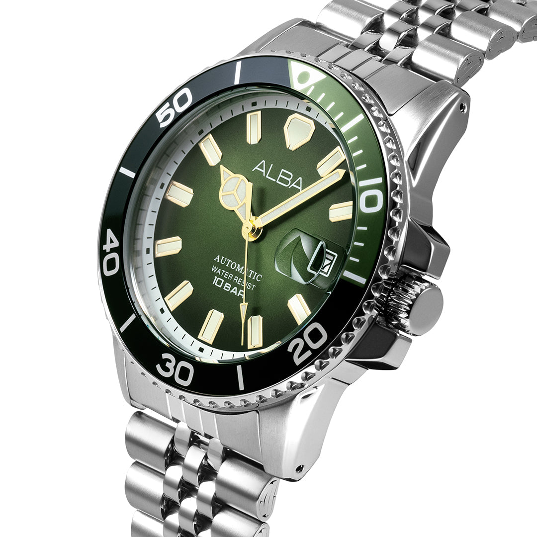 AU4047X1 Dark Olive Dial Watch