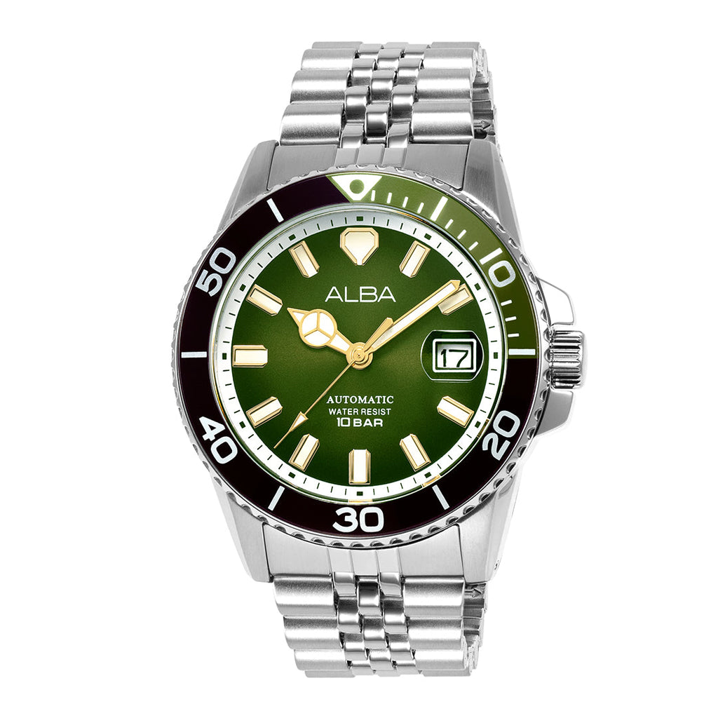AU4047X1 Dark Olive Dial Watch