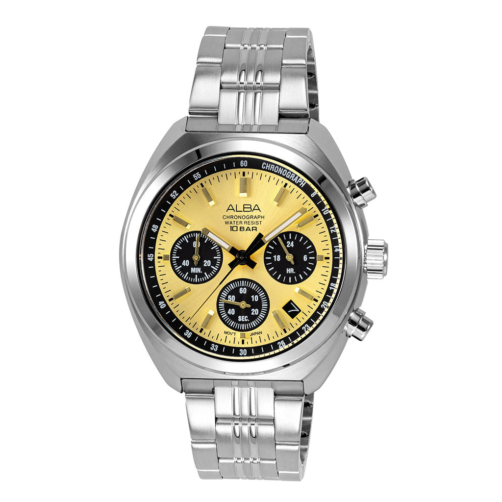 AT3K01X1 Gold Dial Chronograph Watch