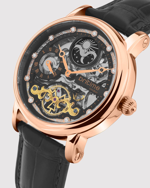 Crist Black with Rose Gold