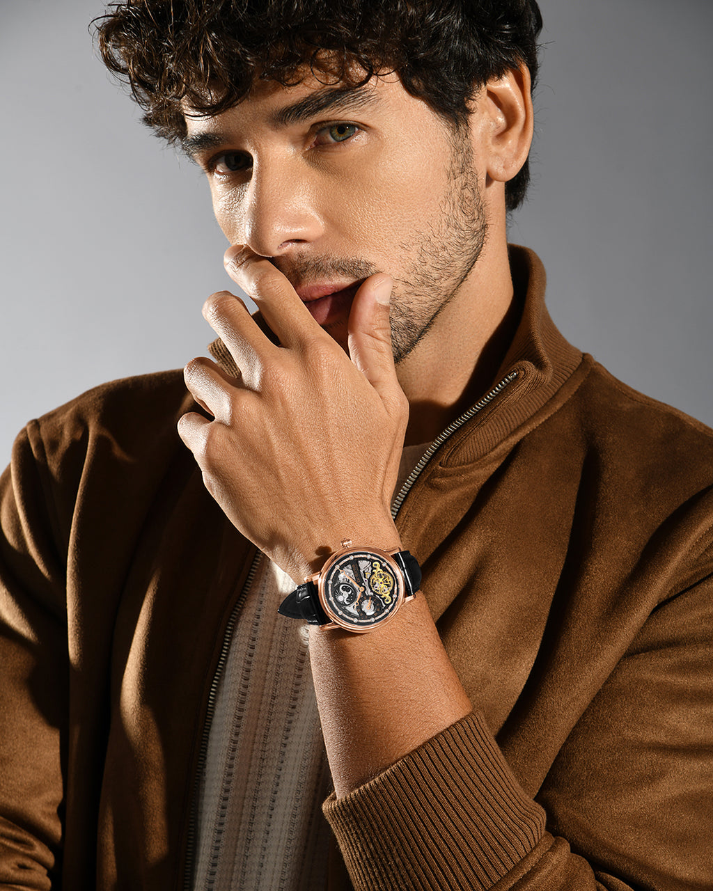 Crist Black with Rose Gold