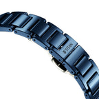 Titan Edge Ceramic Quartz in Atlantic Blue Dial Watch for Women