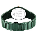 Titan Edge Bicolour Quartz Analog Green Dial And Green Ceramic Strap Watch For Men