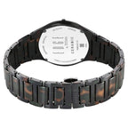 Titan Edge Ceramic Camo Quartz Analog Green Dial Green Ceramic Strap Watch For Men