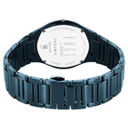 Titan Edge Ceramic Quartz in Midnight Gold with Diamonds and Black Dial Watch for Men