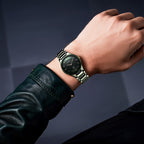 Titan Edge Ceramic Quartz in Glossy Green Dial Watch for Men