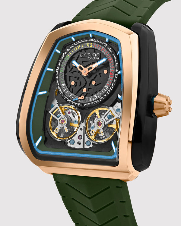 Aventus Green With Rose Gold
