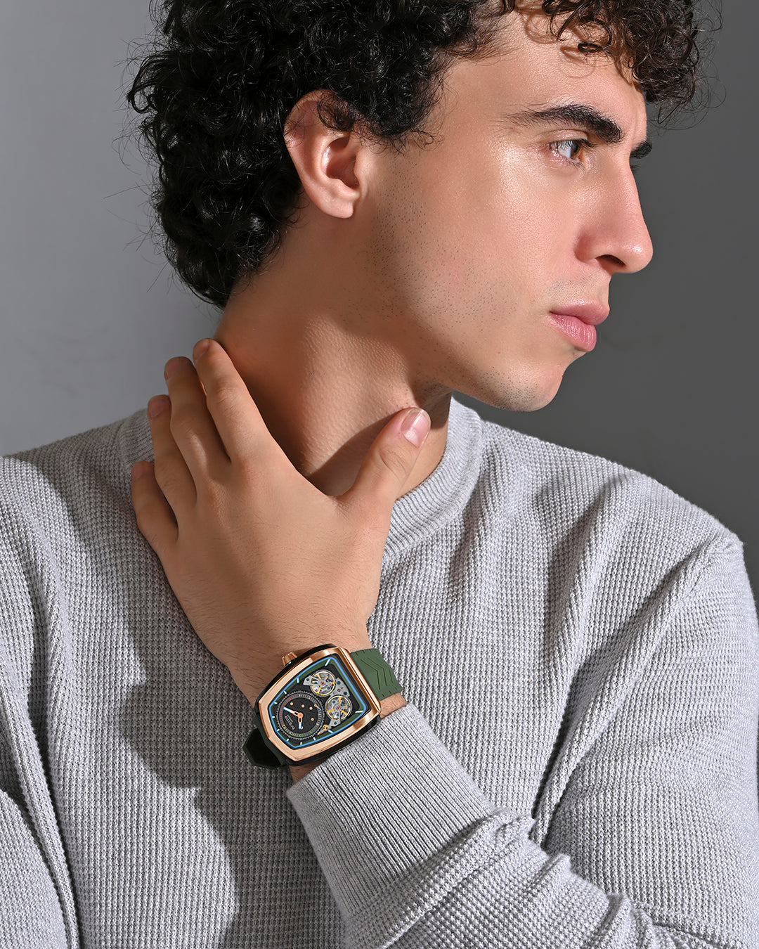 Aventus Green With Rose Gold