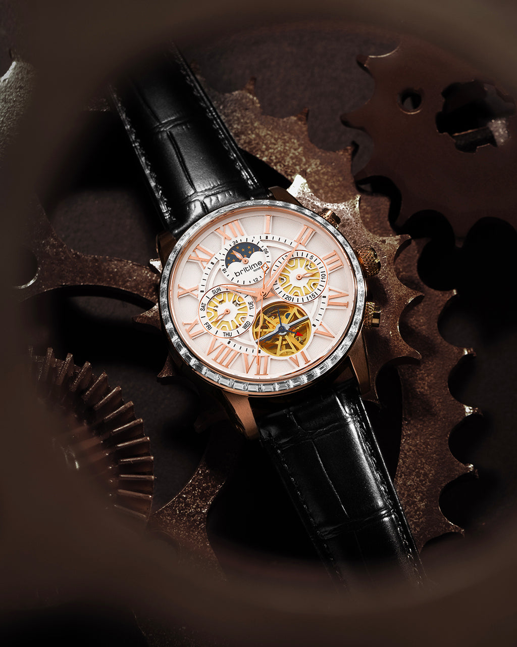 Orbit Ivory with Rose Gold