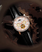 Orbit Ivory with Rose Gold